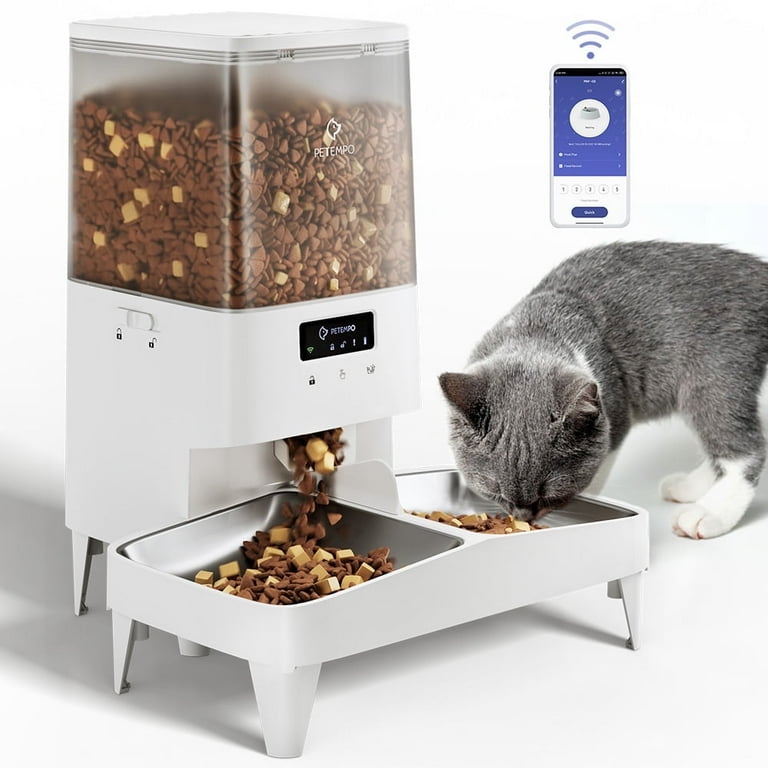 An application scenario or product detail of 2 bowl cat feeder - Image 9