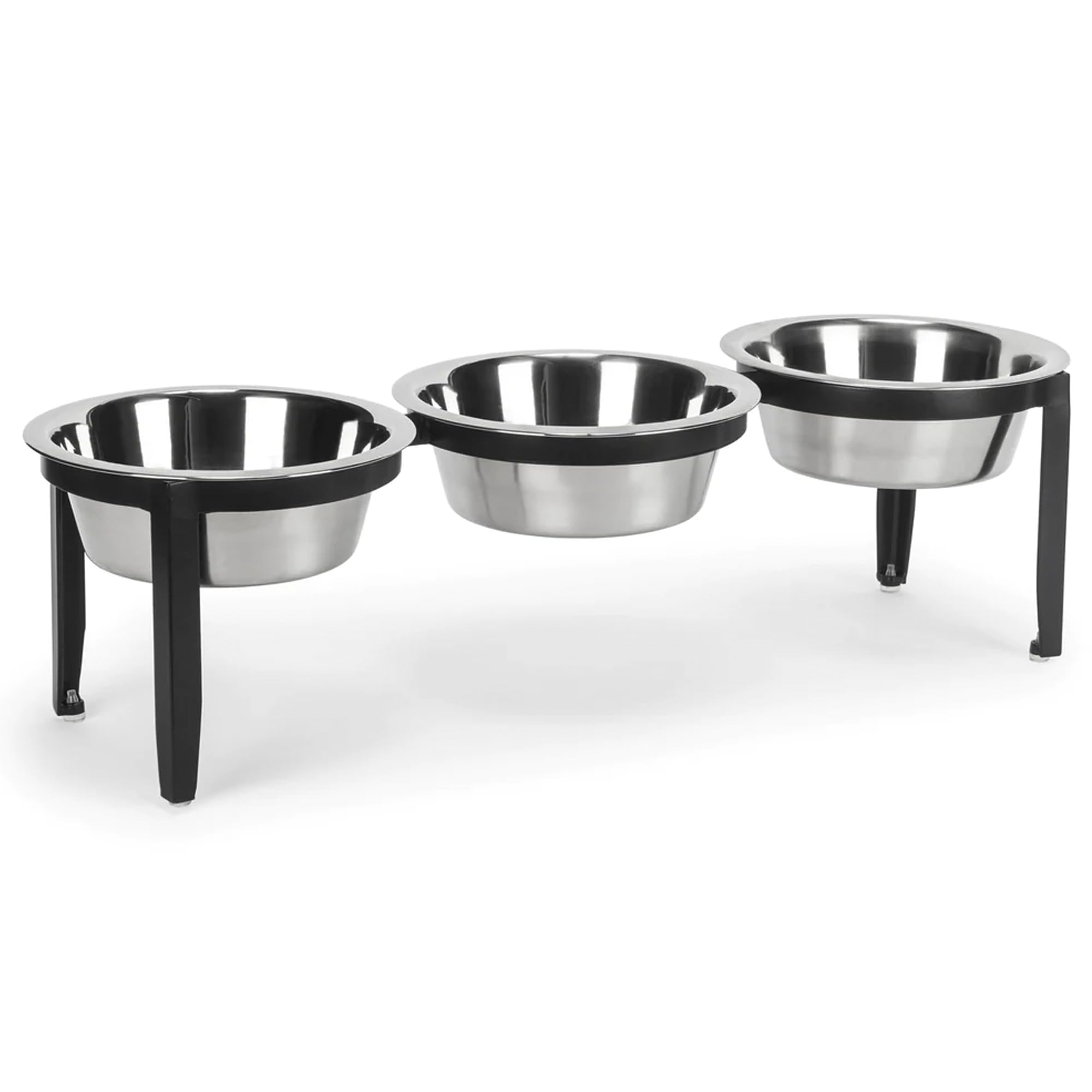 An application scenario or product detail of 3 bowl dog feeding station - Image 4