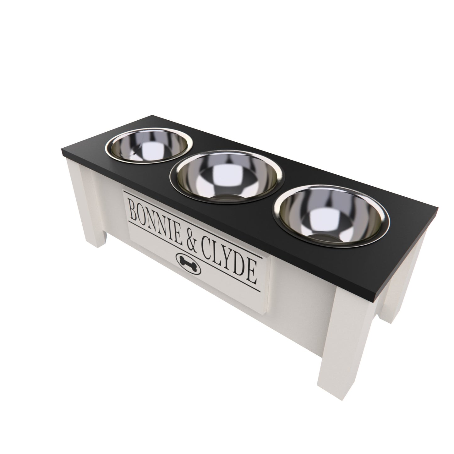 An application scenario or product detail of 3 bowl dog feeding station - Image 17