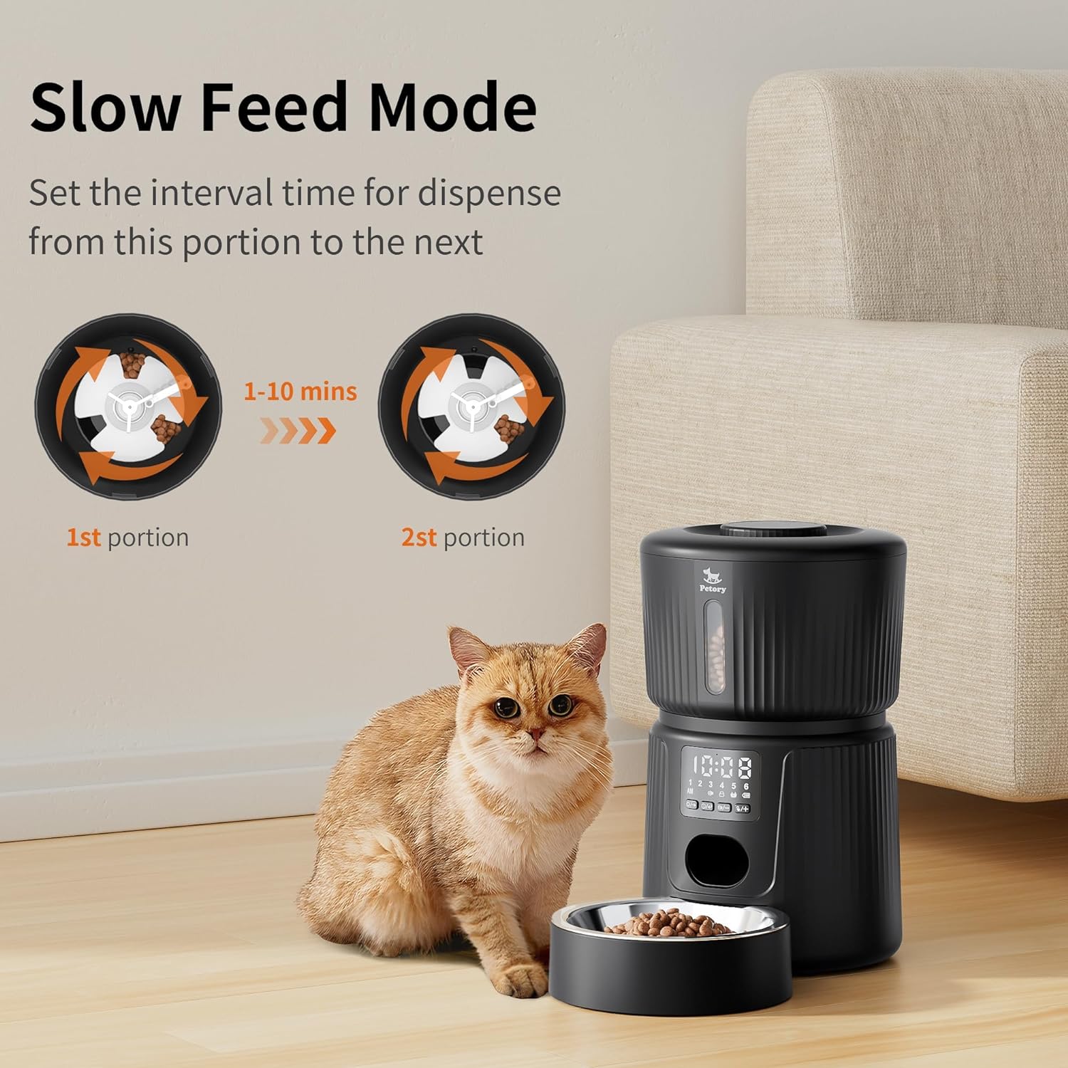 An application scenario or product detail of 3 cat auto feeder - Image 10