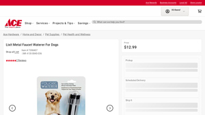 Lixit - Metal Faucet Waterer for Dogs