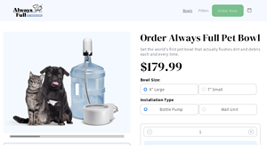 Always Full - Automatic Pet Bowl