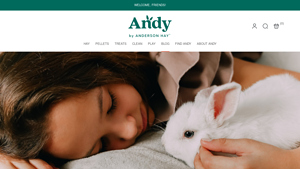 Andy Pet - Natural Timothy Hay & Feeder Boxes