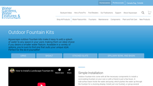 Aquascape - Outdoor Fountain Kits