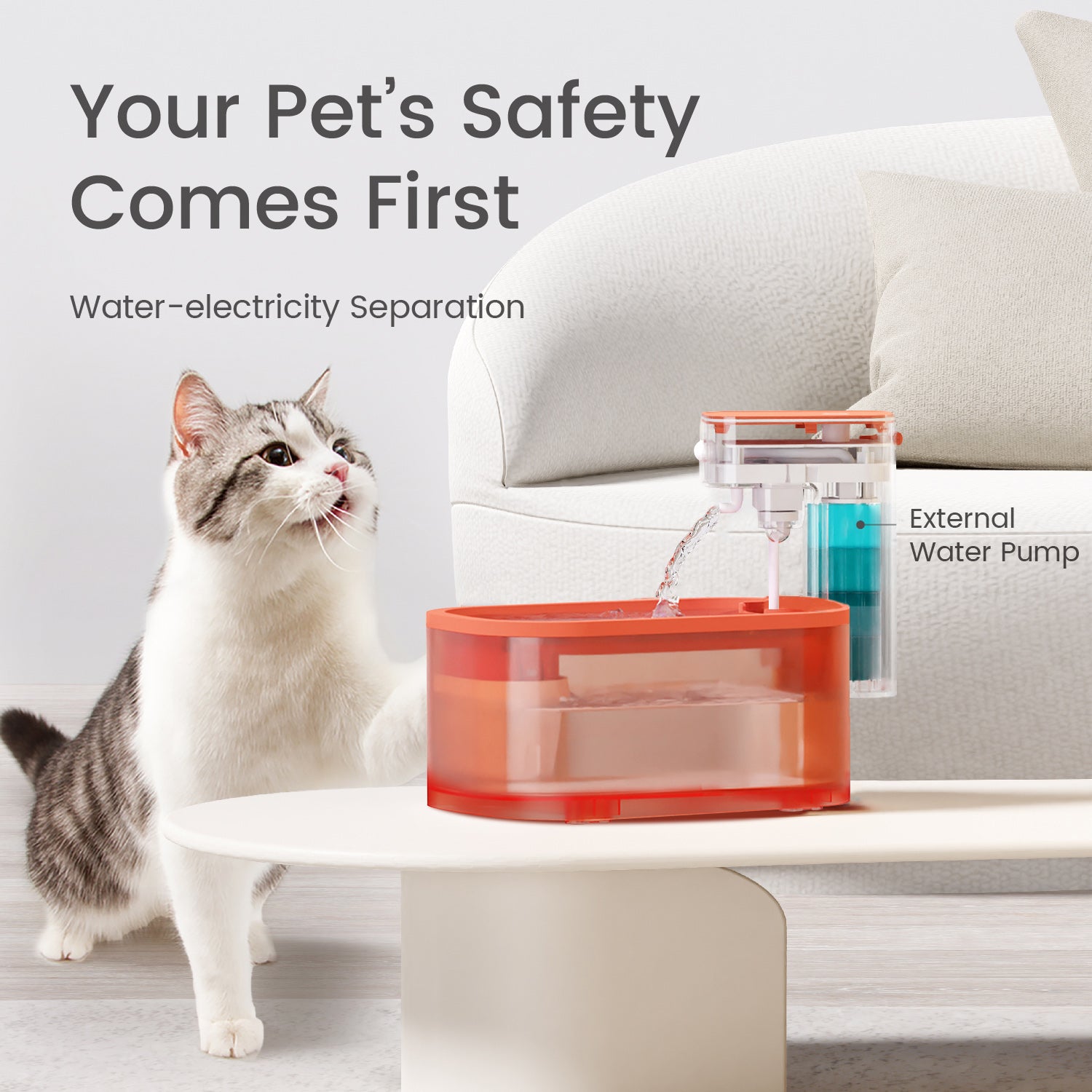 An application scenario or product detail of are cat fountains safe - Image 20