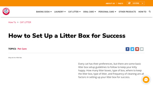 Arm & Hammer - Essential Litter Box Setup