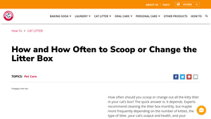 Arm & Hammer - Litter Box Maintenance Solutions