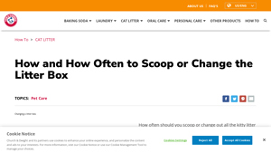 Arm & Hammer - Litter Box Maintenance Guide