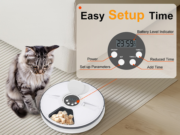 An application scenario or product detail of auto cat feeder timer - Image 19
