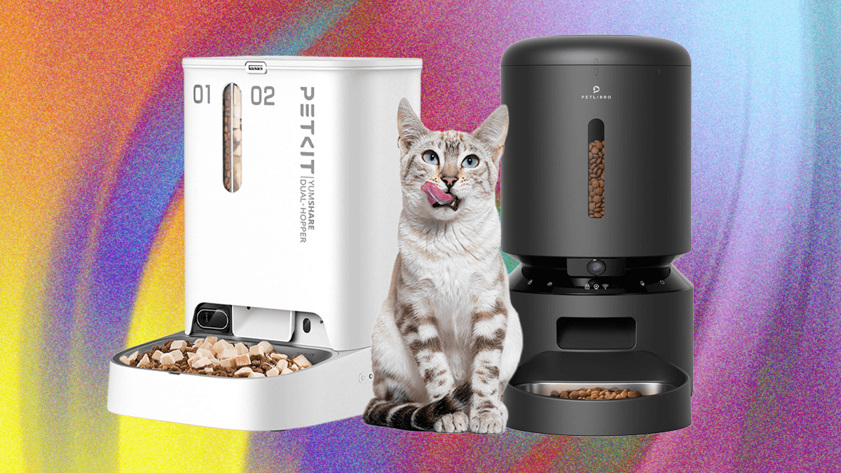 An application scenario or product detail of auto feeder multiple cats - Image 1