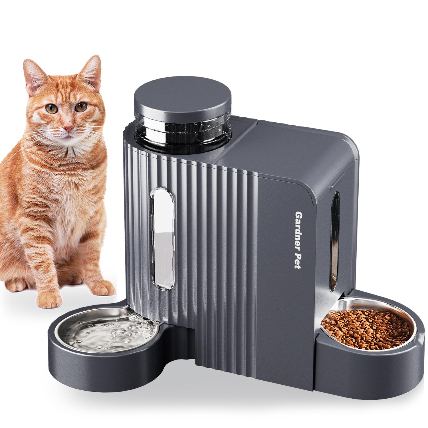 An application scenario or product detail of auto food dispenser for cats - Image 4