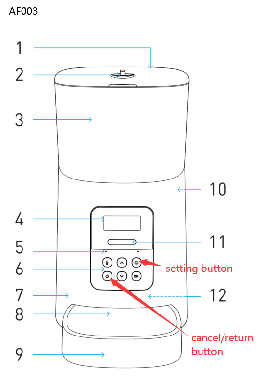 An application scenario or product detail of auto pet feeder instructions - Image 9
