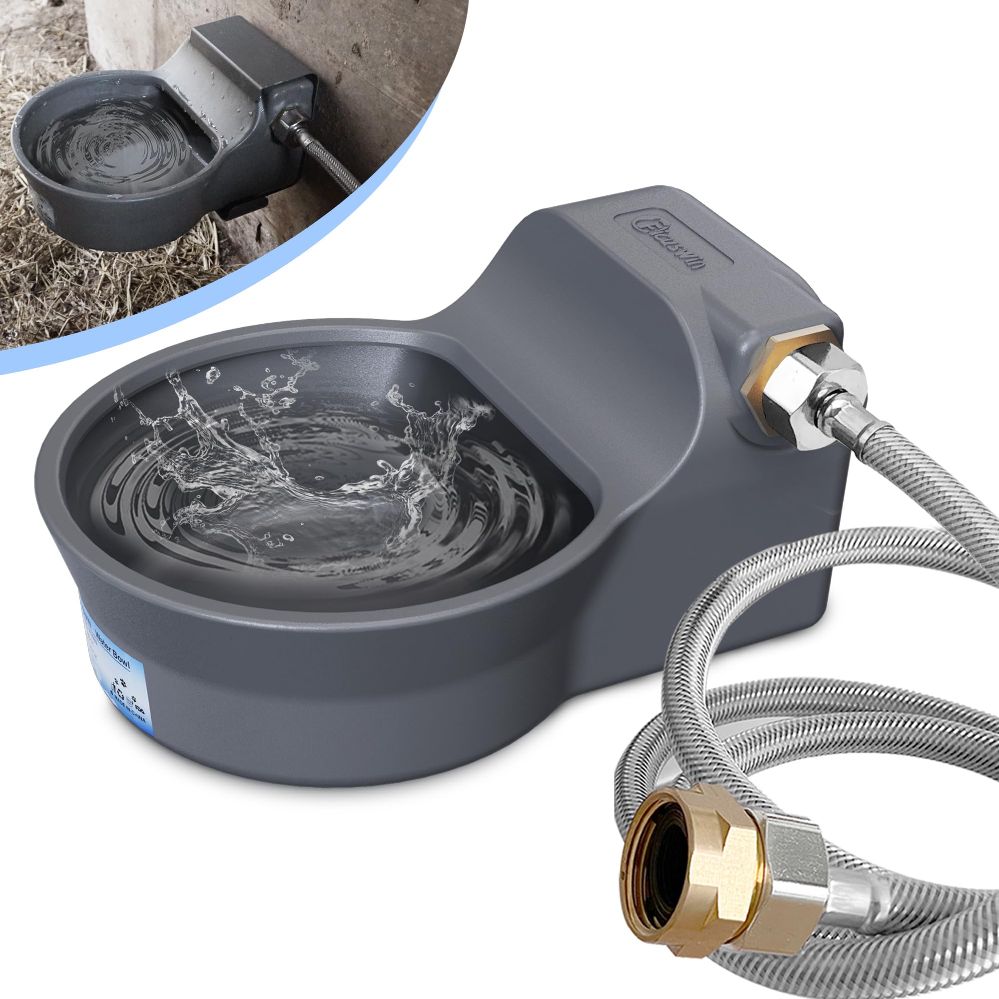 An application scenario or product detail of auto refill dog water bowl - Image 4