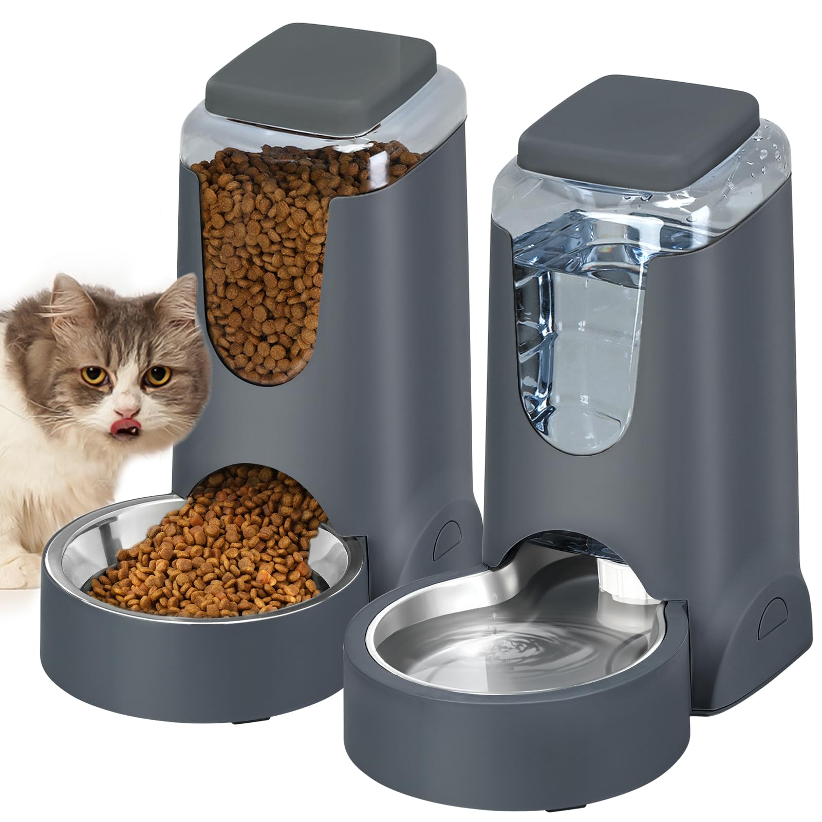 An application scenario or product detail of auto water bowl for cats - Image 6