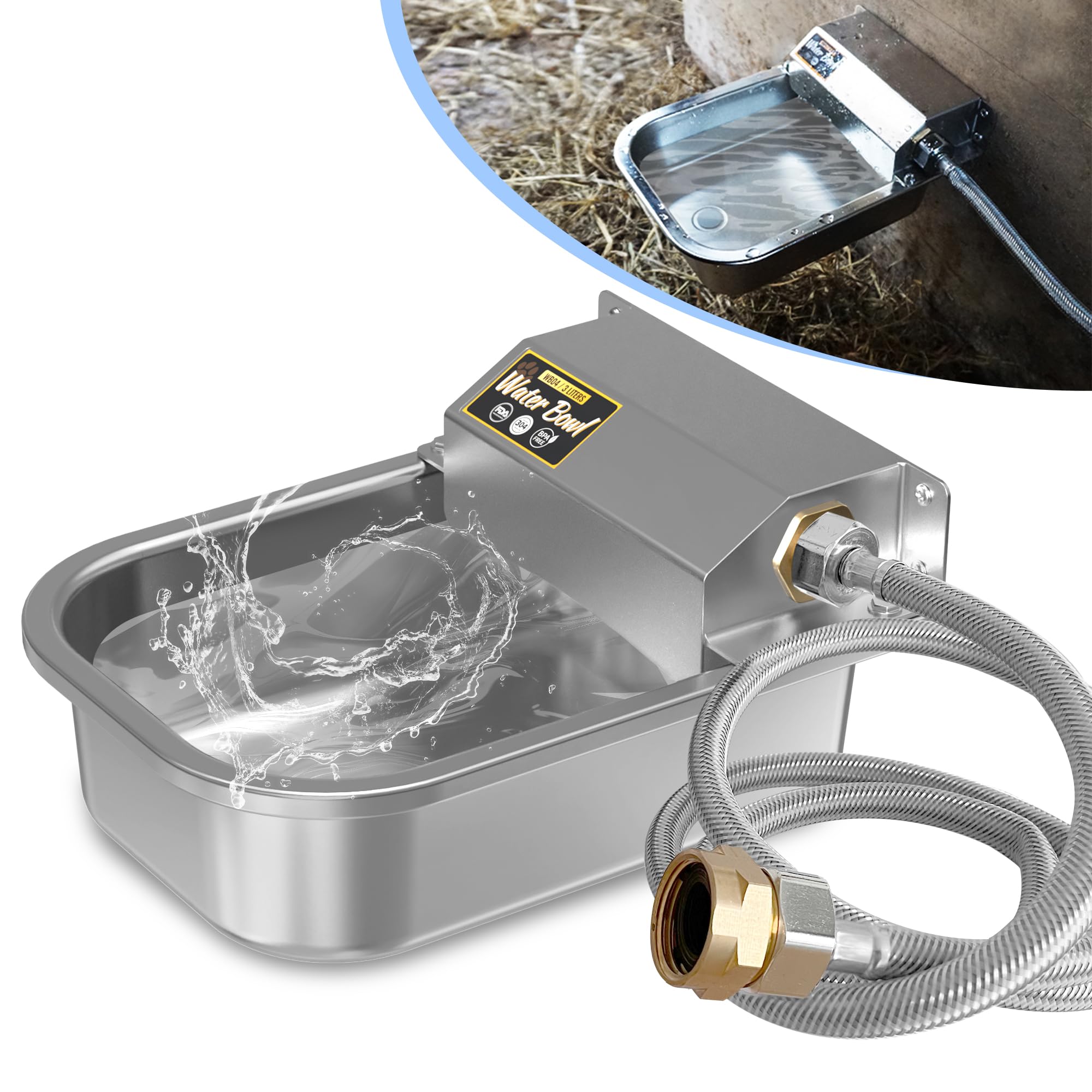 An application scenario or product detail of auto water feeder for dogs - Image 5