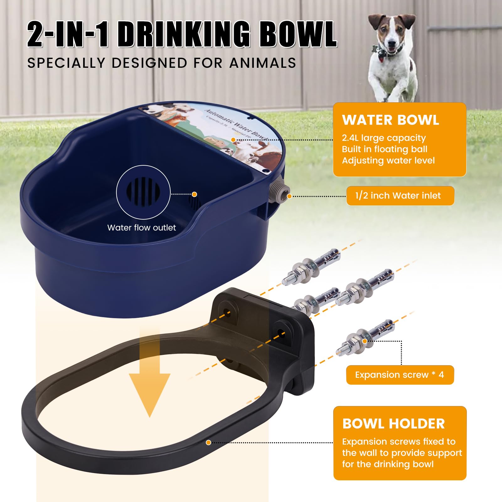 An application scenario or product detail of auto water feeder for dogs - Image 21