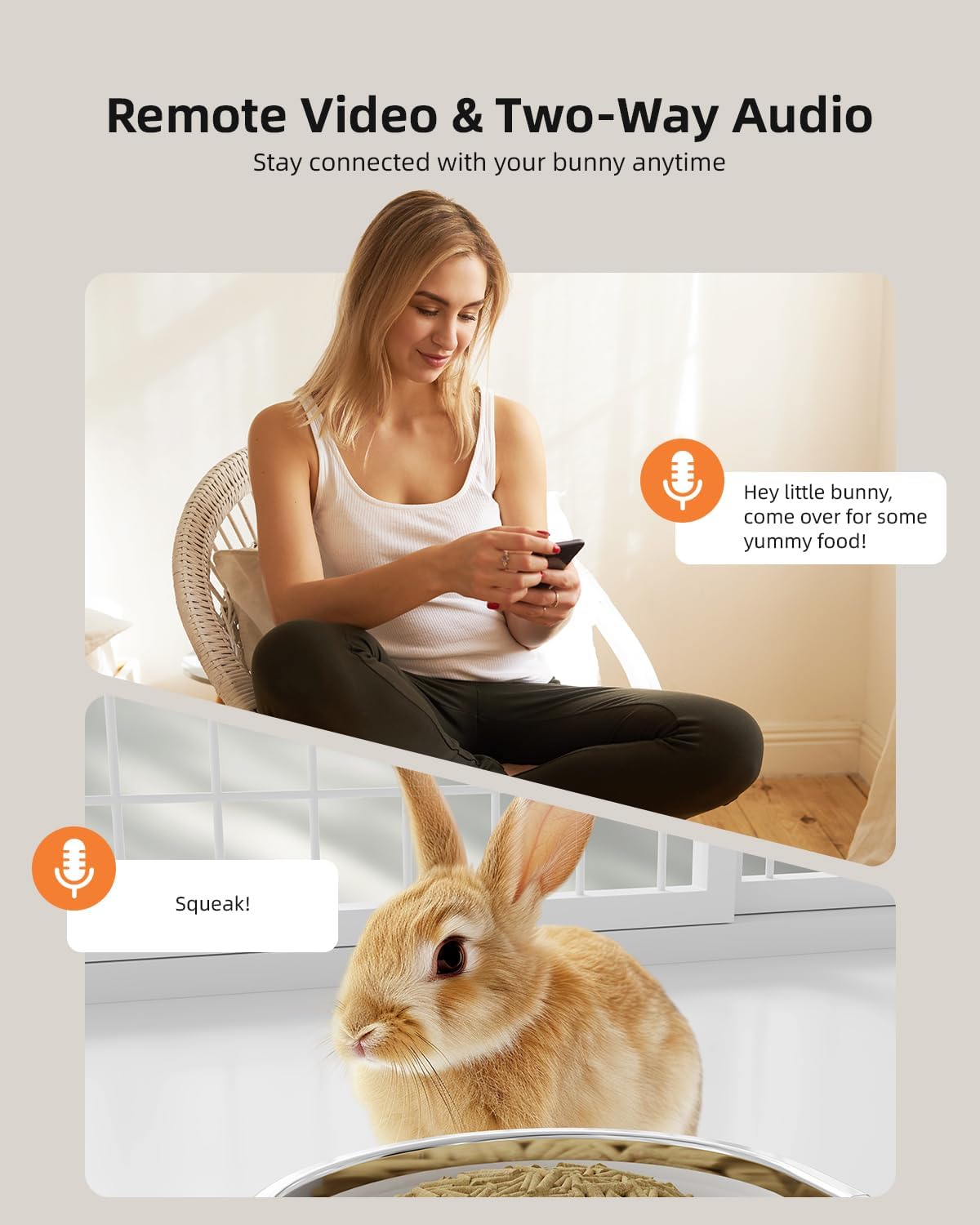 An application scenario or product detail of automatic bunny feeder - Image 12