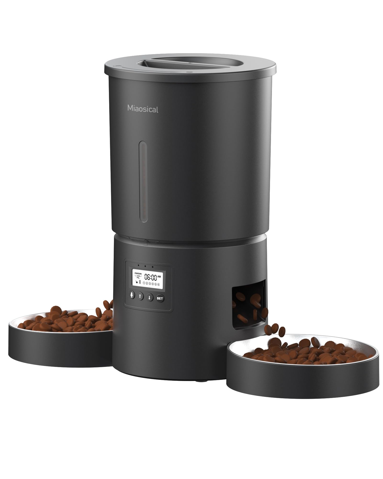 An application scenario or product detail of automatic cat feeder 2 bowls - Image 3