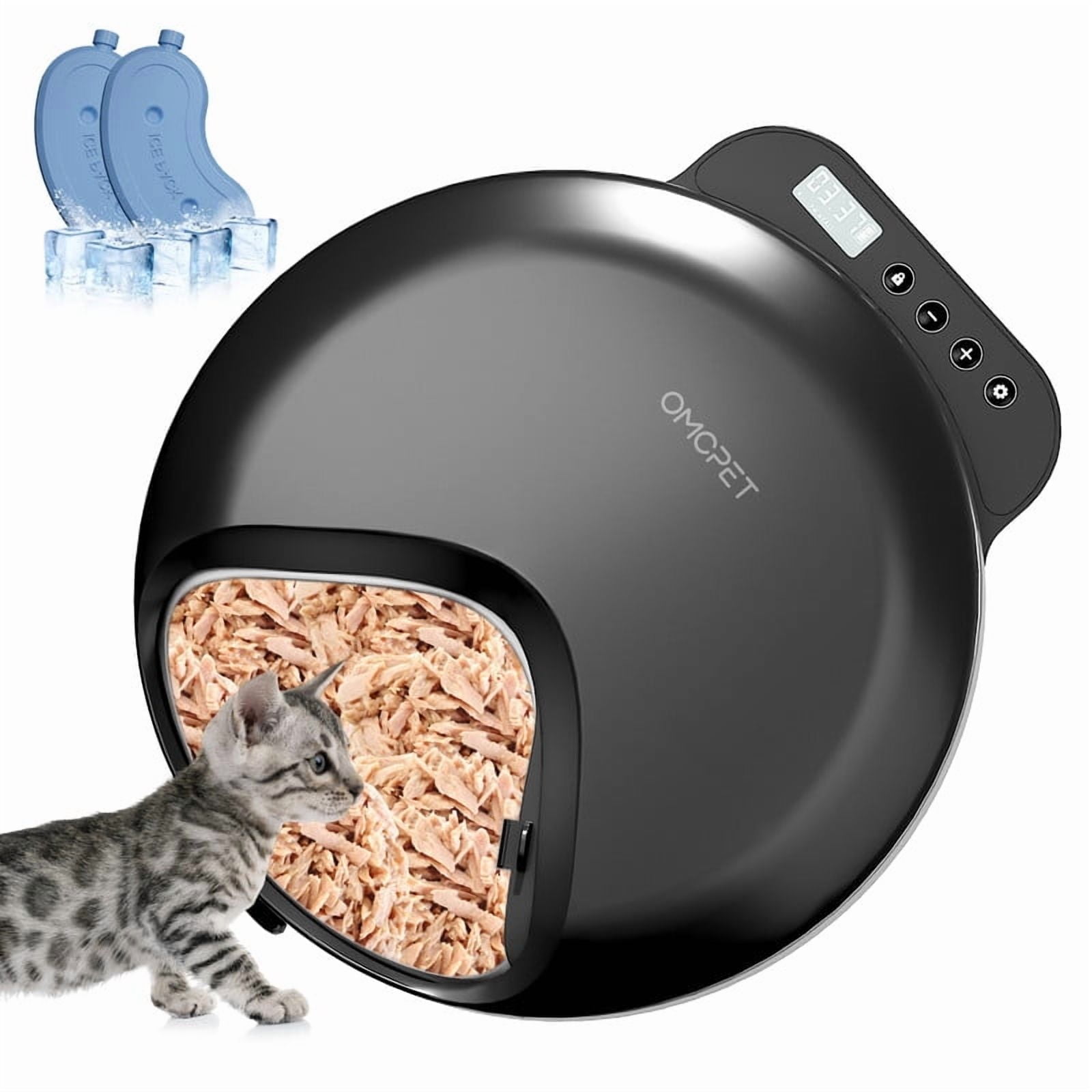 An application scenario or product detail of automatic cat feeder wet food refrigerated - Image 14