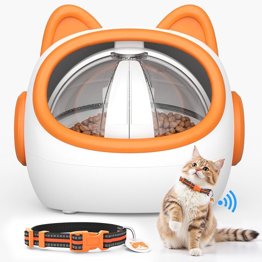An application scenario or product detail of automatic cat feeder with sensor - Image 5