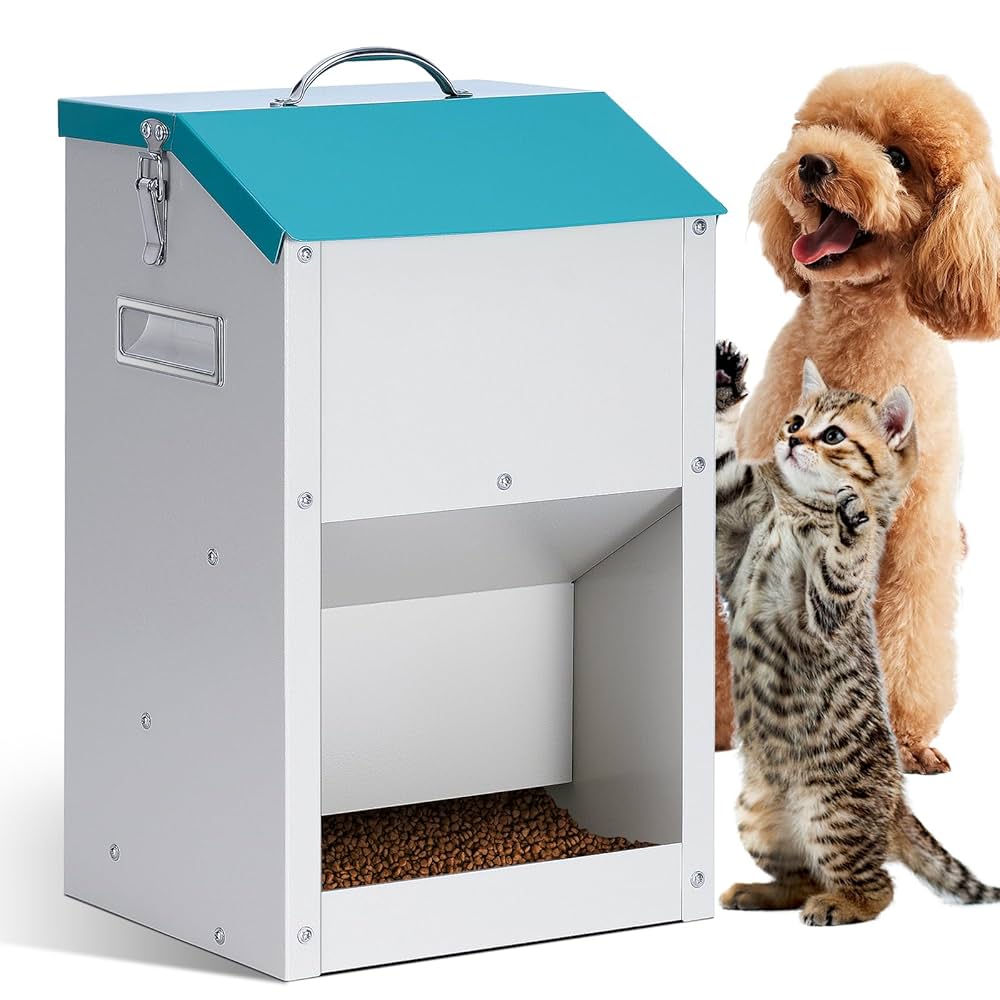 An application scenario or product detail of automatic outdoor pet feeder - Image 4