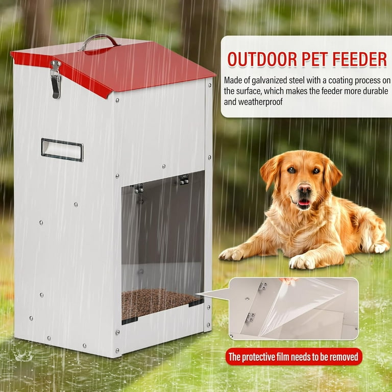 An application scenario or product detail of automatic outdoor pet feeder - Image 15