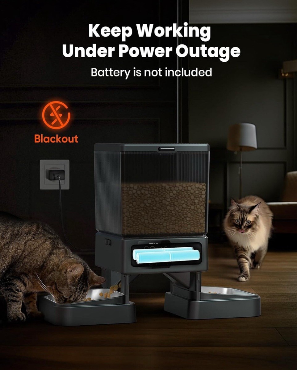 An application scenario or product detail of automatic pet feeder for cats - Image 5