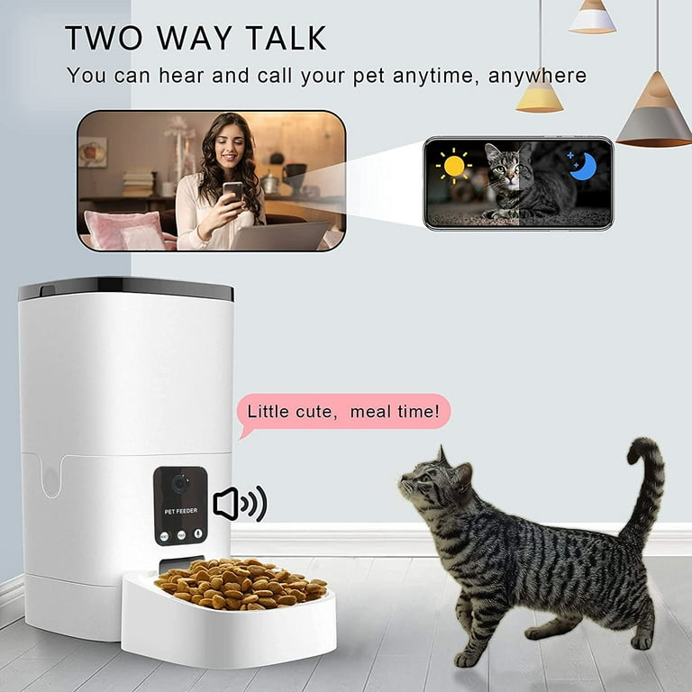 An application scenario or product detail of automatic pet feeder with app - Image 7