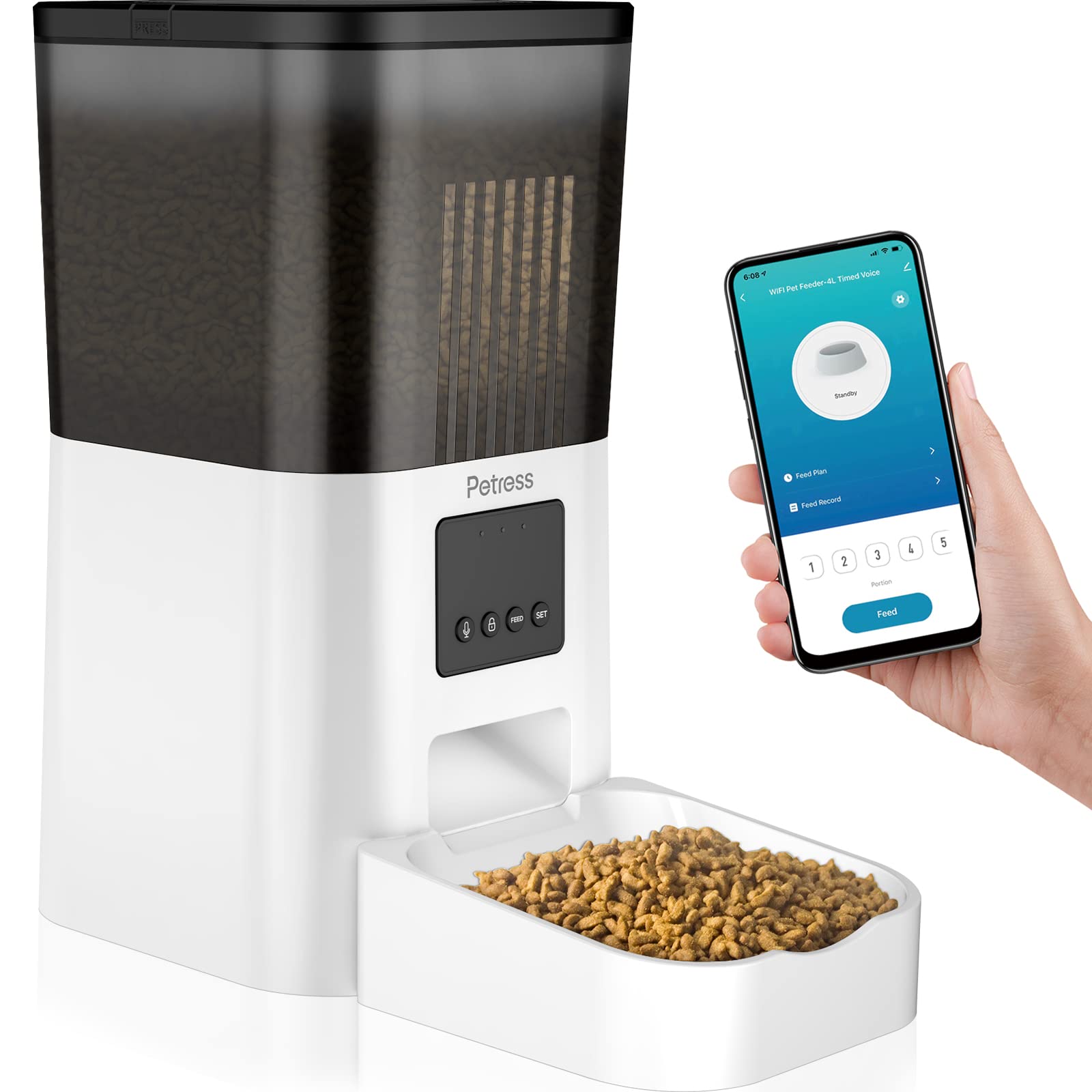 An application scenario or product detail of automatic pet feeder with timer - Image 19