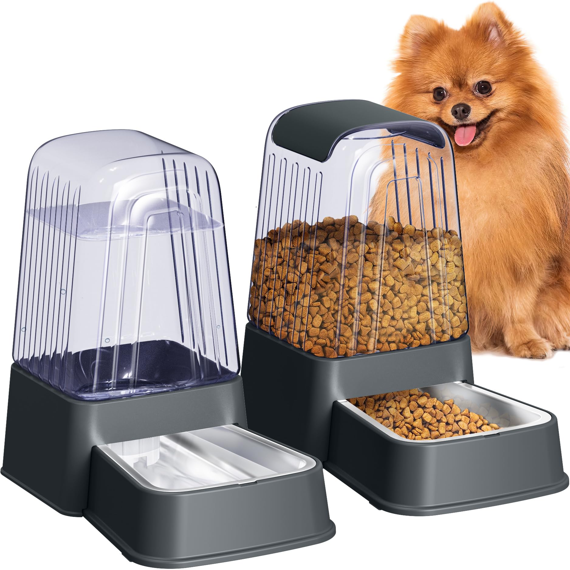An application scenario or product detail of automatic water and food dispenser for dogs - Image 5