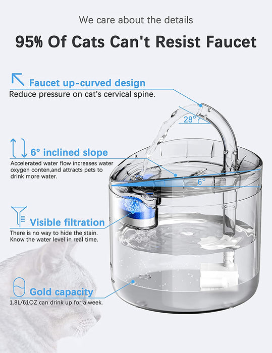 An application scenario or product detail of automatic water dispenser for cats - Image 15