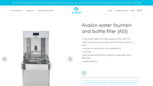 Avalon - Water Fountain and Bottle Filler A51