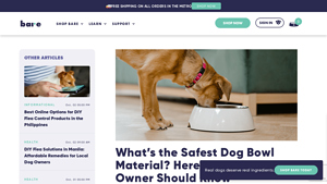 Bare Pets - Durable & Easy-to-Clean Pet Supplies