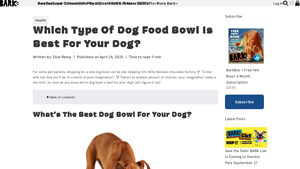 Bark - Essential Dog Food Bowls