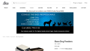 Bass Equipment - Bass Dog Feeders