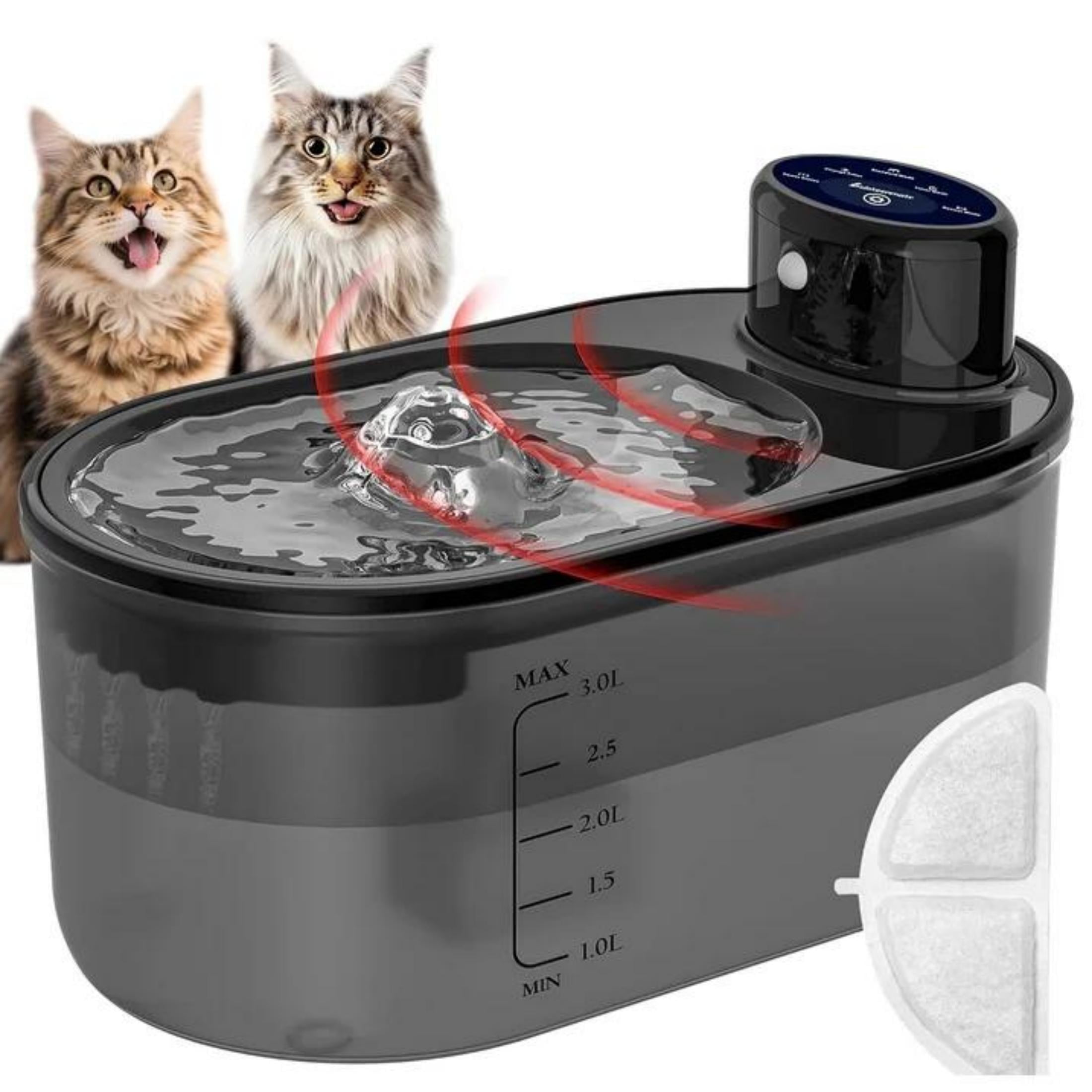 An application scenario or product detail of battery cat water fountain - Image 11
