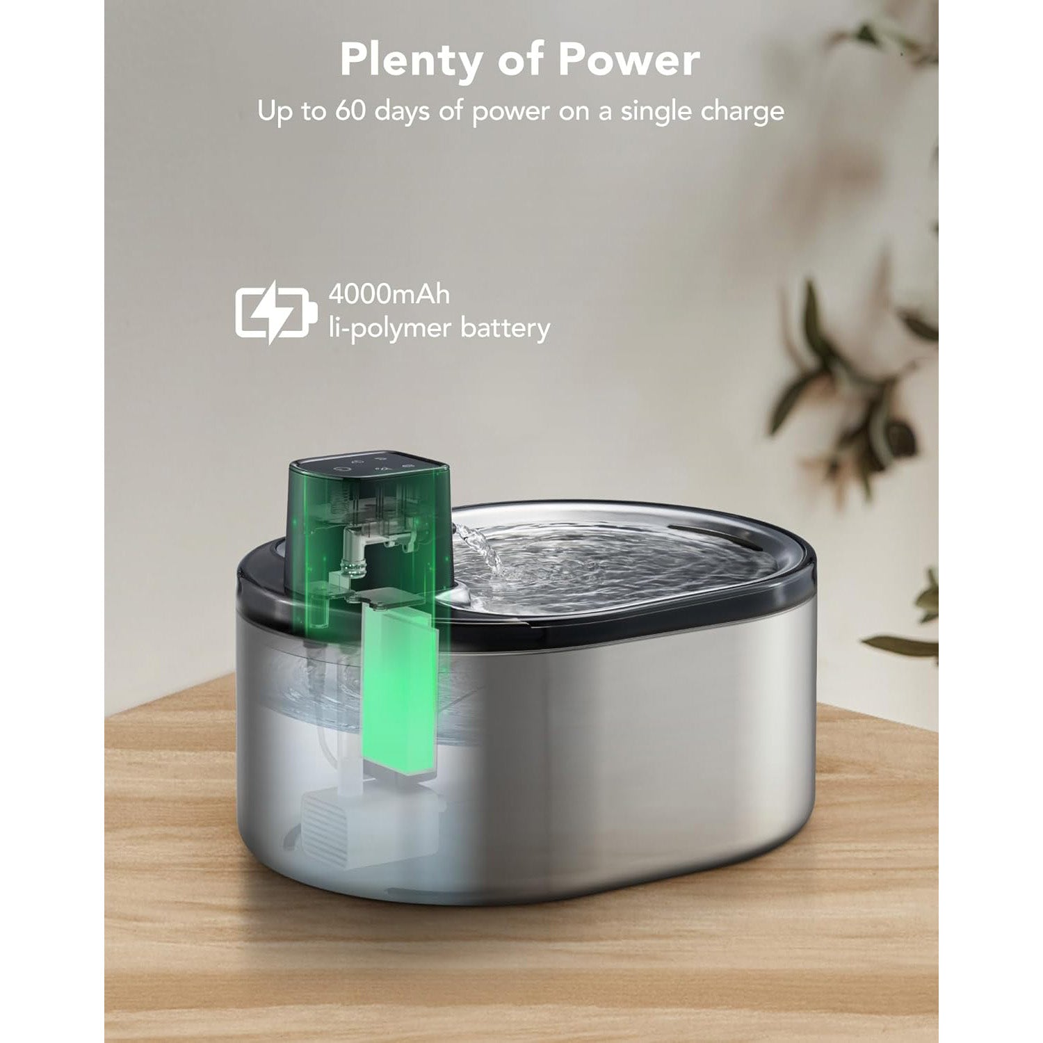 An application scenario or product detail of battery cat water fountain - Image 16