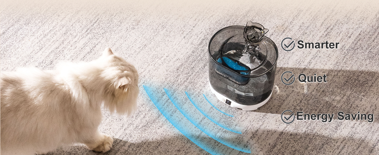 An application scenario or product detail of battery operated cat water fountains - Image 9