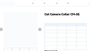 Beardpet - Cat Camera Collar CM-02