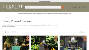 Bernini Fountains - Alba Cordless Fountain