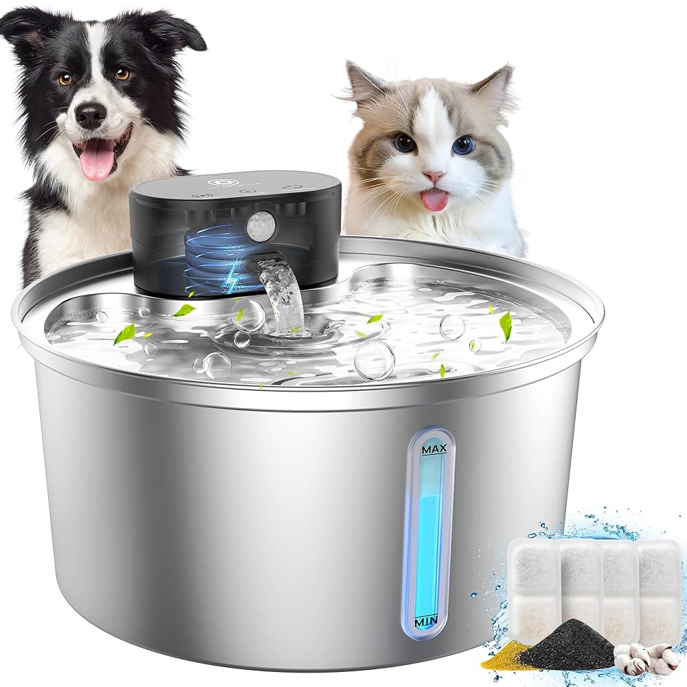 An application scenario or product detail of best cat fountain for multiple cats - Image 2
