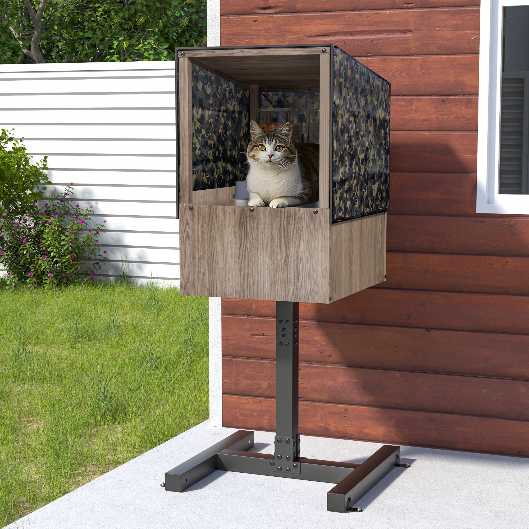 An application scenario or product detail of best outdoor cat feeder - Image 12