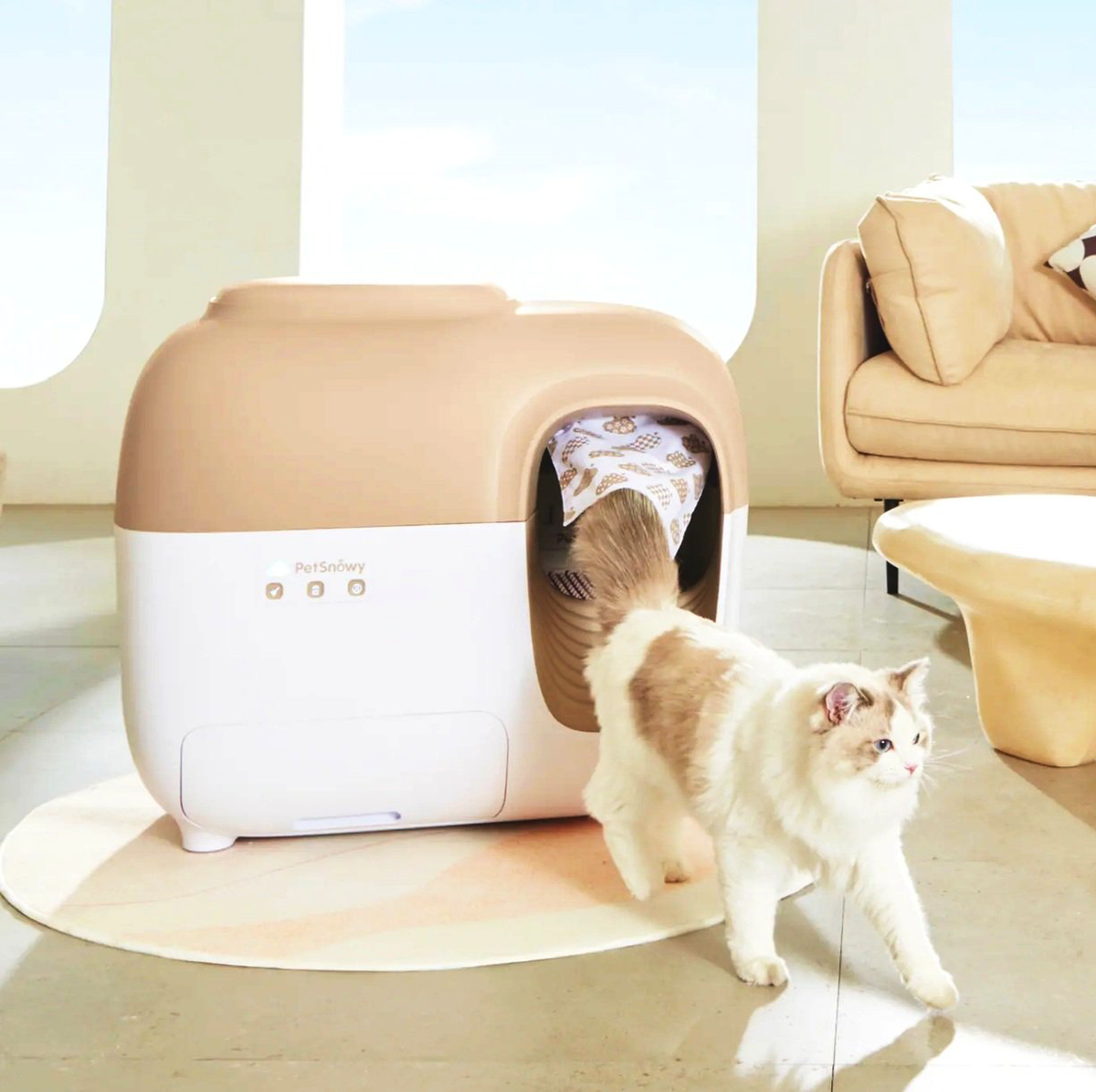 An application scenario or product detail of best self cleaning cat litter boxes - Image 5