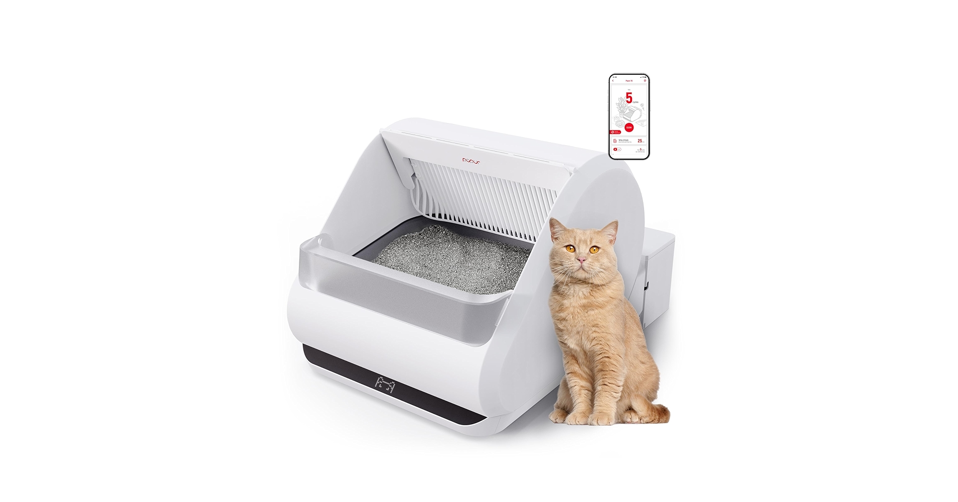 An application scenario or product detail of best self cleaning cat litter boxes - Image 10
