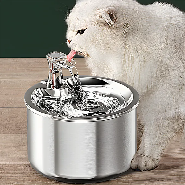 An application scenario or product detail of best stainless steel water fountain for cats - Image 14