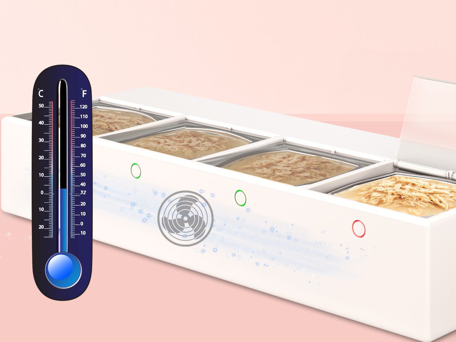 An application scenario or product detail of best wet food feeder for cats - Image 12