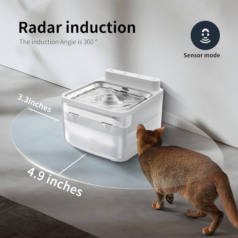 An application scenario or product detail of best wireless cat water fountain - Image 24