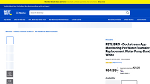 PETLIBRO - Dockstream App Monitoring Pet Water Fountain