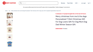 BestCustom - Merry Christmas Personalized T-Shirt