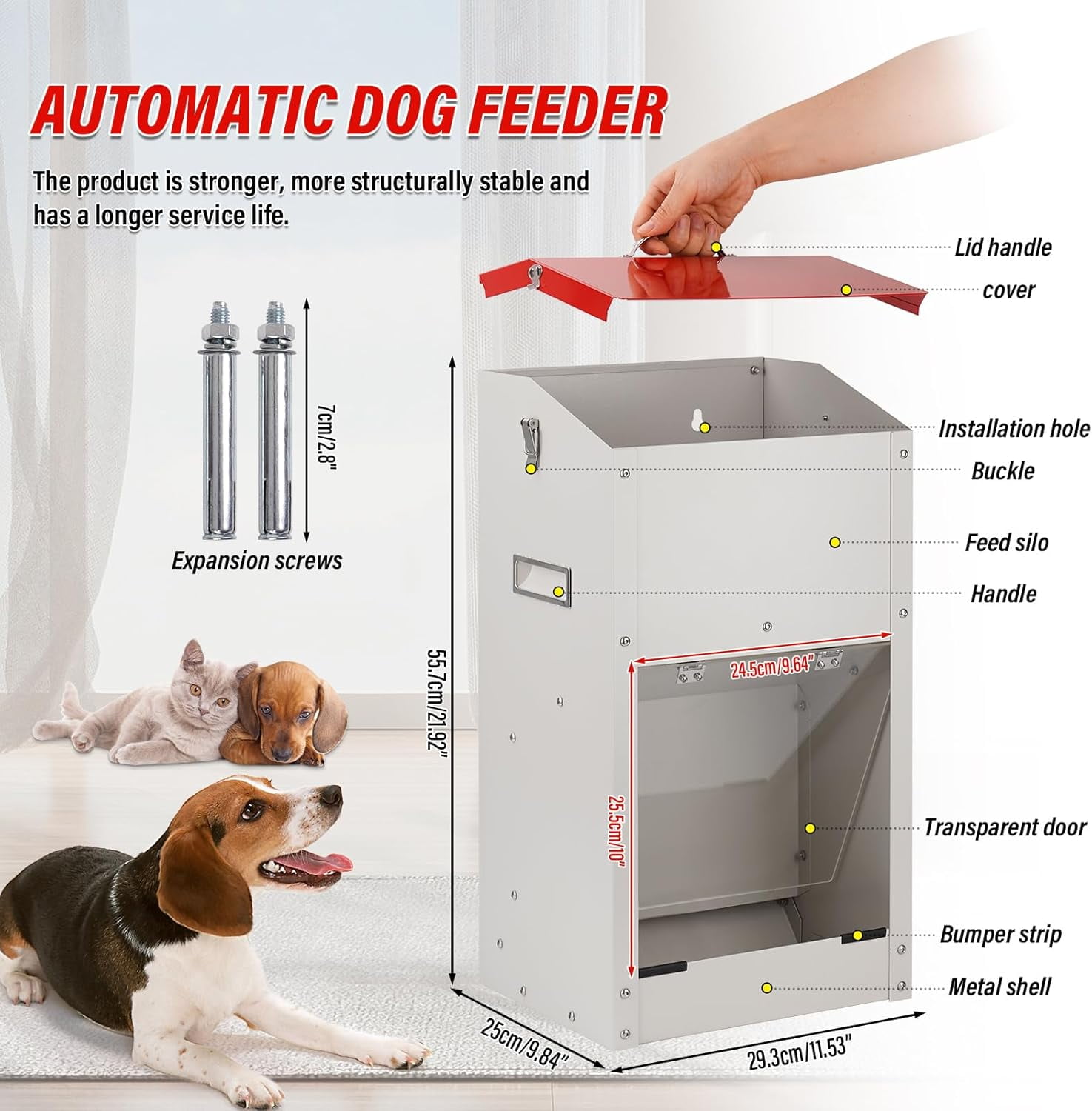 An application scenario or product detail of big automatic dog feeder - Image 7